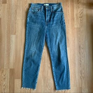 NWOT Madewell The Mom Jean